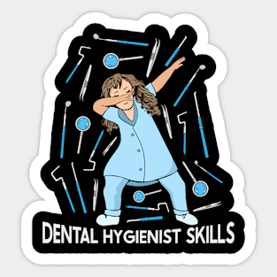 Dentist Assistant Gift Women Funny Dental Hygienist Sticker